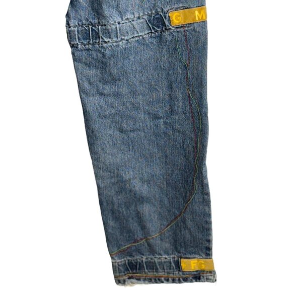 Marithe Francois Girbaud Y2K Denim Cargo Pants Vintage Streetwear 36M - Picture 7 of 10
